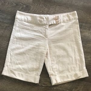 Forever 21 mid-length shorts, off white, size M
